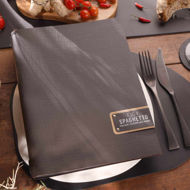 Picture of LINEA CHEF MENU HOLDER BROWN